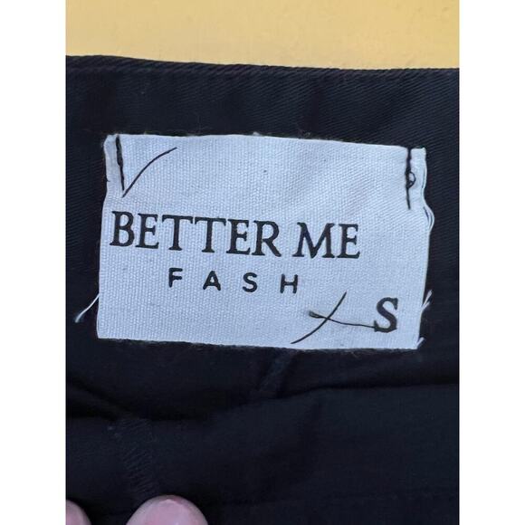 Better Me Hash High Waisted Pleated Mini Skirt with Built-In Short Black Small - Picture 5 of 7